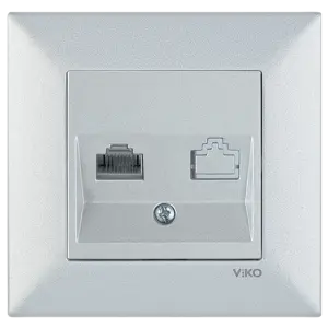 Viko Artline Trenda Tekli Data Prizi (RJ45 CAT6) (Çerçeve Hariç) Füme