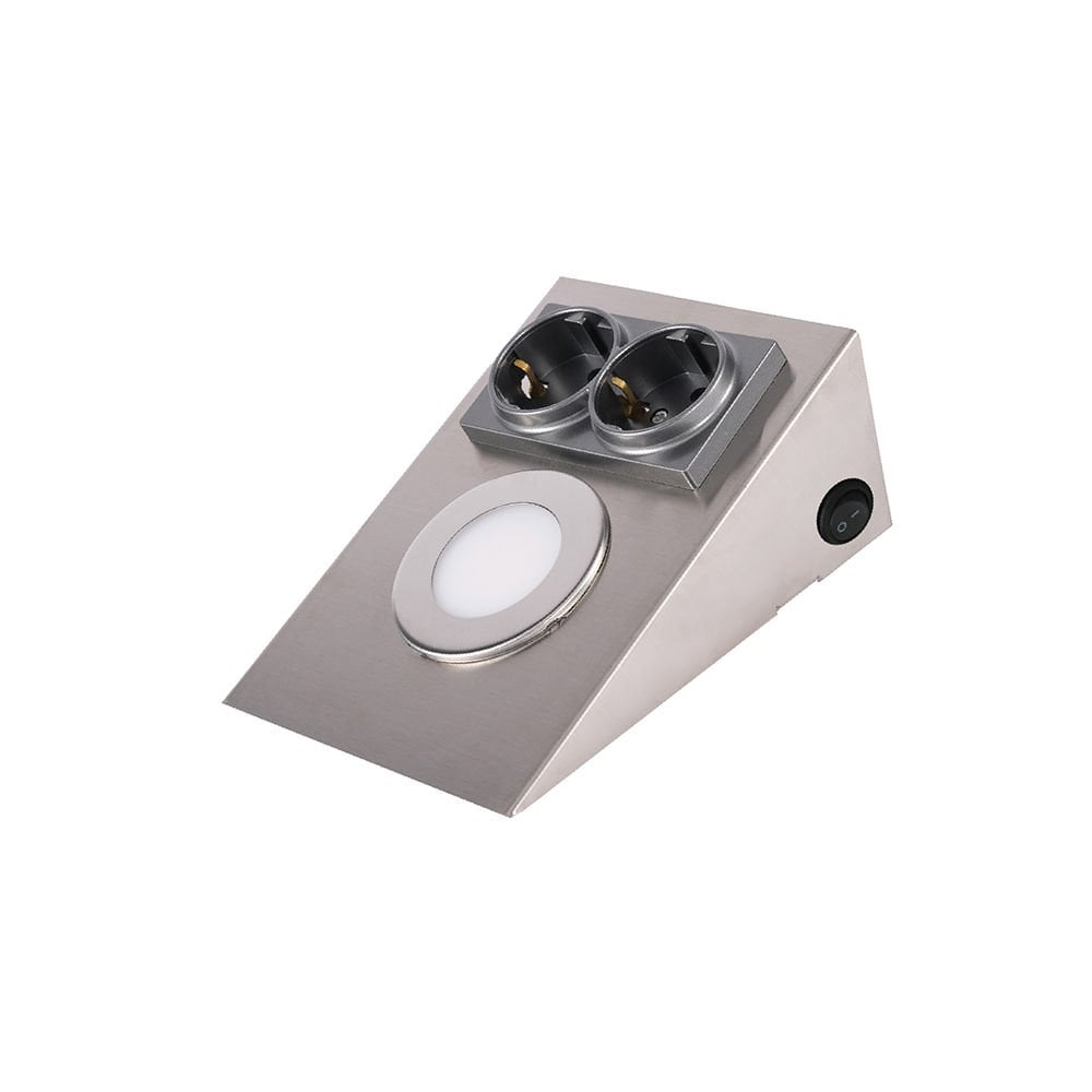 ACK 6500K 2.5W Çift Prizli Tezgah Altı Armatür AH11-00234