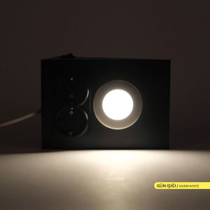 ACK 3000K 2.5W Çift Prizli Tezgah Altı Armatür AH11-00201