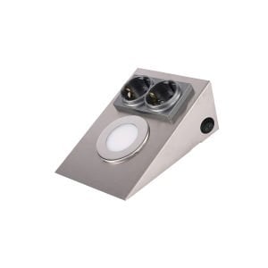 ACK 3000K 2.5W Çift Prizli Tezgah Altı Armatür AH11-00204