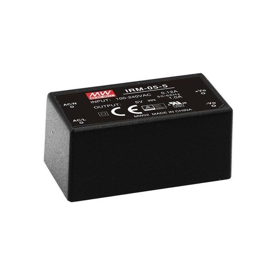 MEANWELL- IRM-05-5 05Vdc 1.0Amp  Güç Kaynağı