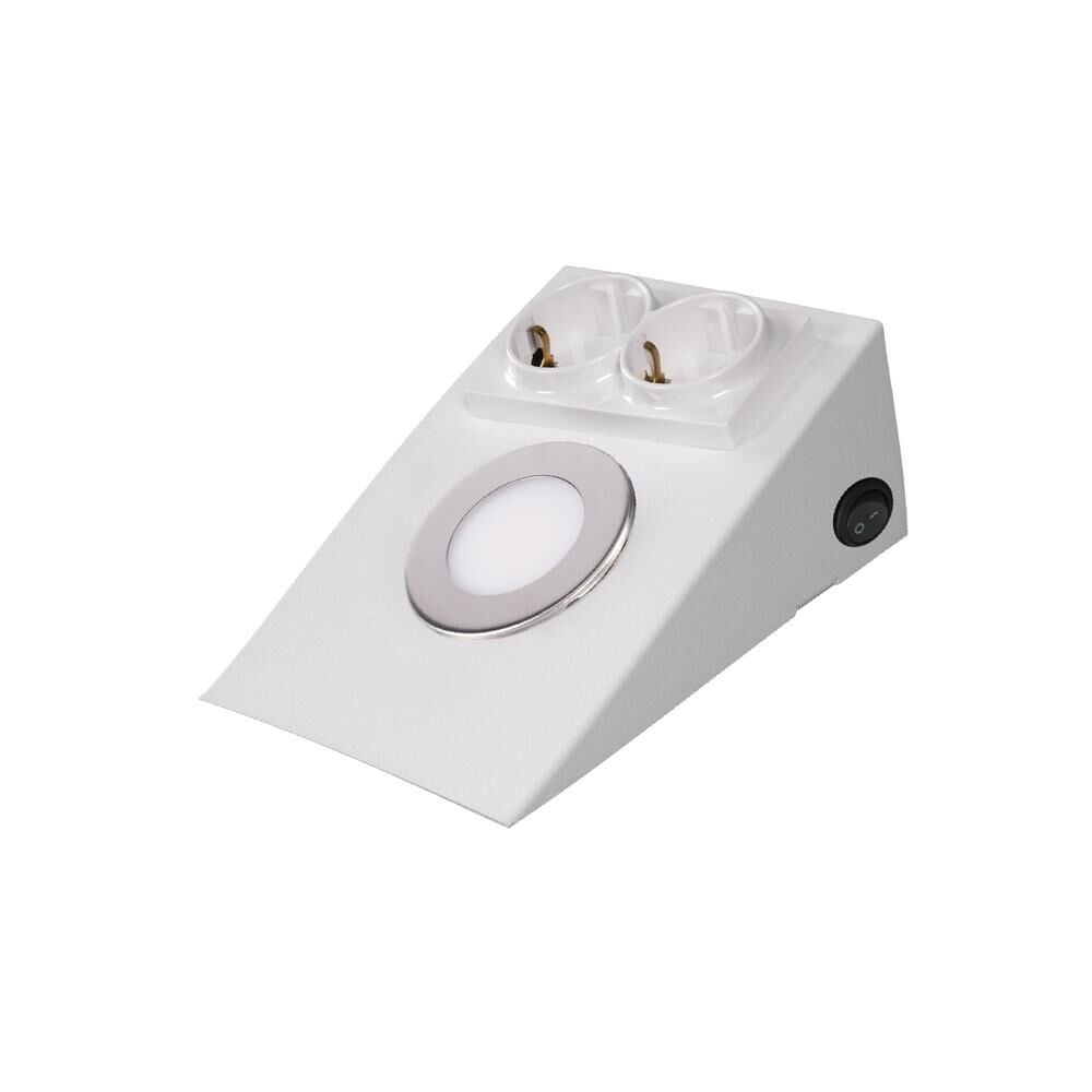 .5W Çift Prizli Tezgah Altı Armatür Beyaz  AH11-00230