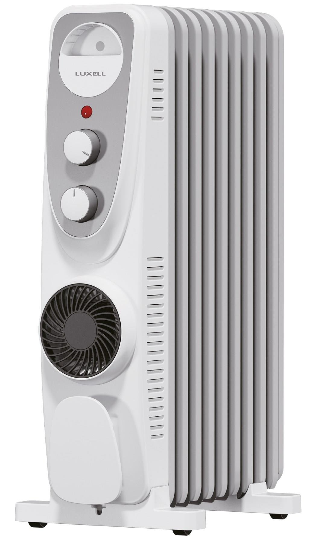 Luxell LUX09-FP-BW 9 Dilim Yağlı Radyatör 2400 W (PTC Seramik Fanlı)
