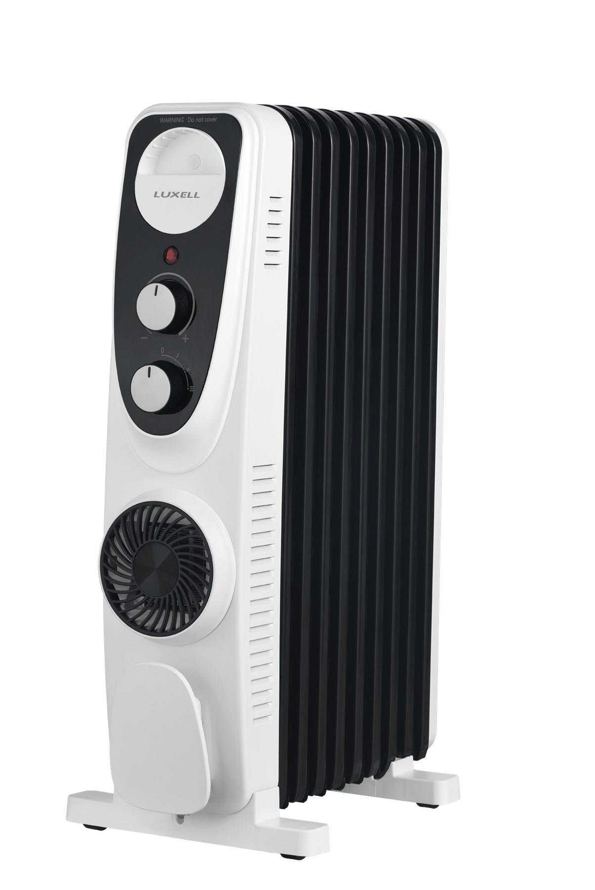 Luxell LUX09-FP-WG 9 Dilim Yağlı Radyatör 2400 W (PTC Seramik Fanlı)
