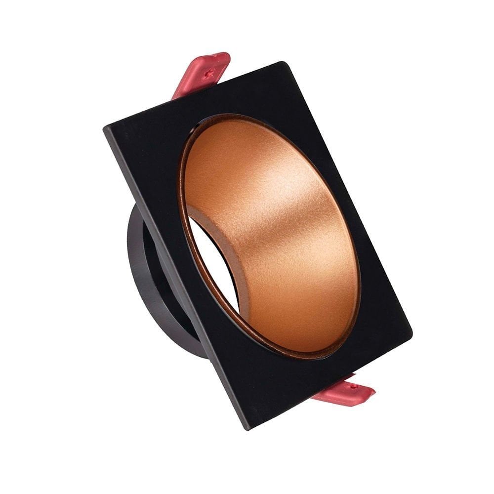 ACK Siyah Kasa - Rose Gold (92x92) mm Aliminyum Pc Spot Armatür AH03-07021