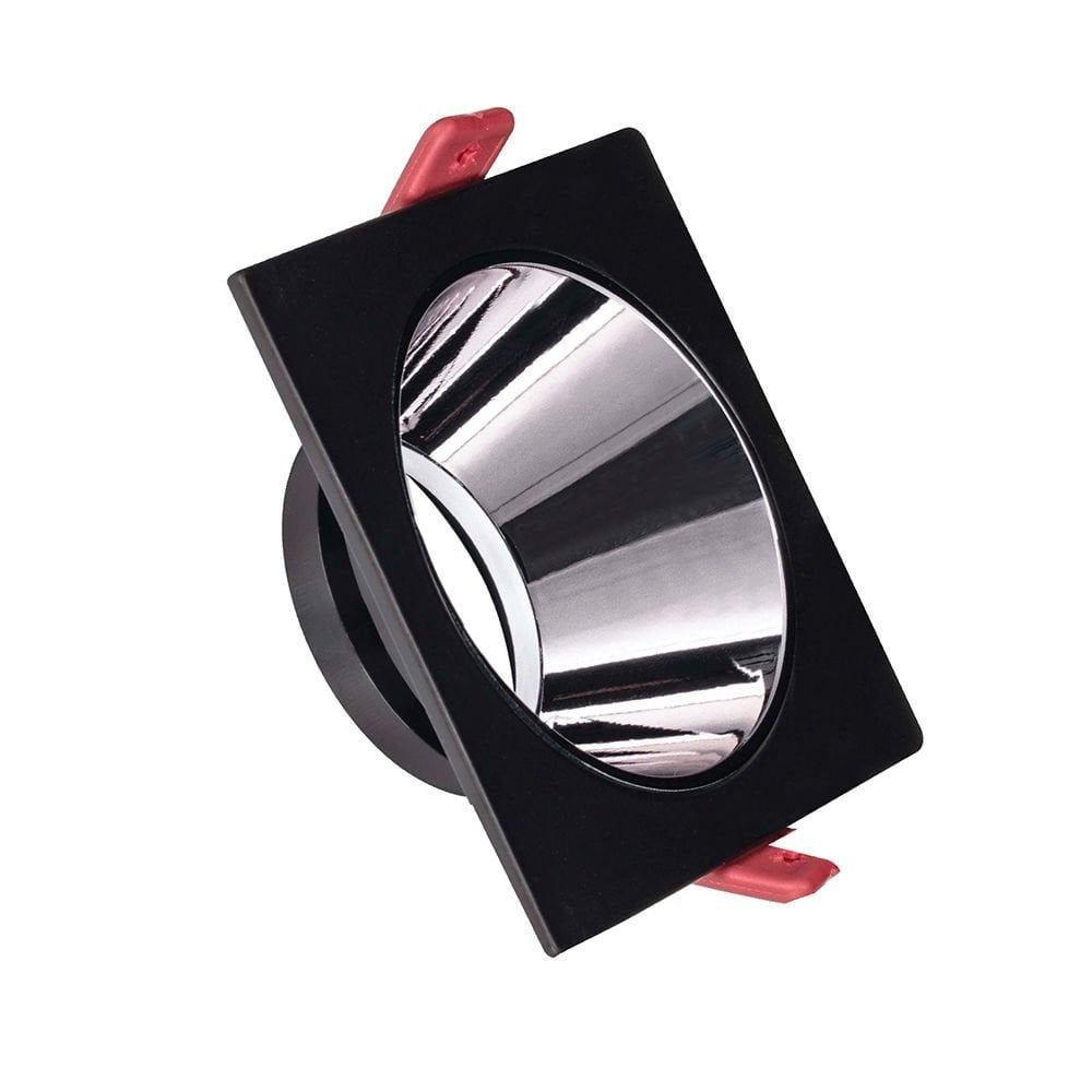 ACK Siyah Kasa - Platin (92x92) mm Silver Aliminyum Pc Spot Armatür AH03-07031