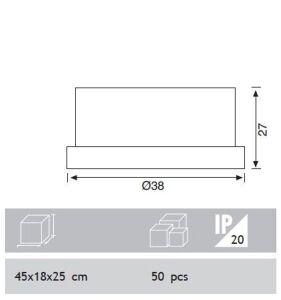 Jupiter 3000K Gün Işığı Aliminyum LED Spot LS968 AL830
