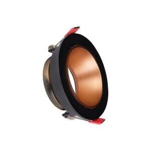 ACK Siyah Kasa - Rose Gold (Ø85 mm ) Aliminyum Pc Spot Armatür AH03-07221