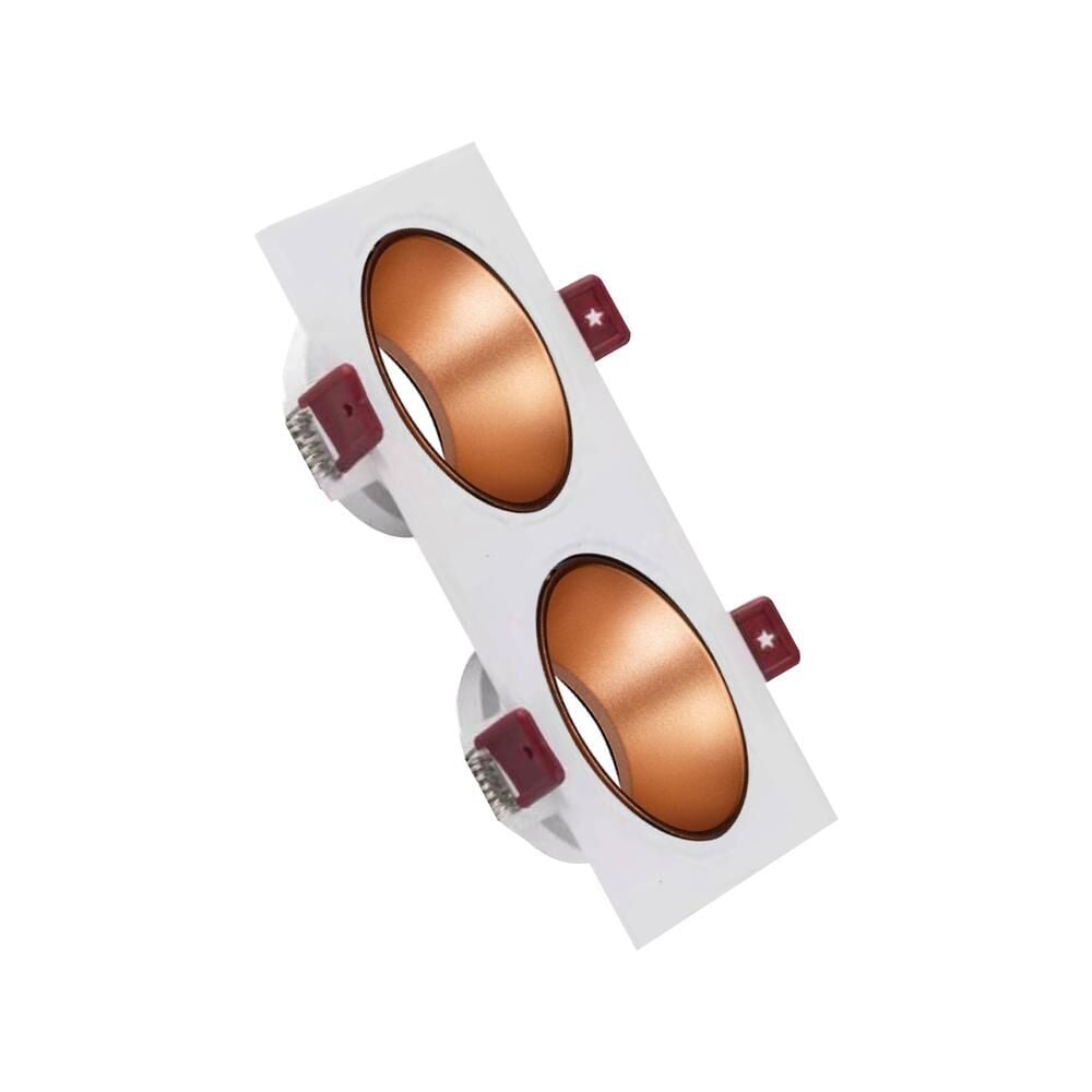 ACK Beyaz Kasa - Rose Gold (172x92) mm Aliminyum Pc Spot Armatür AH03-07320