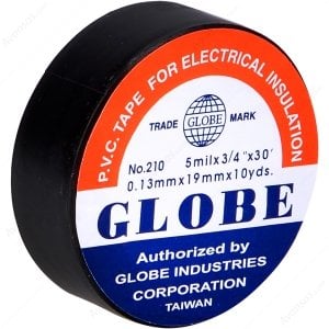 İzole Bant Globe - Siyah