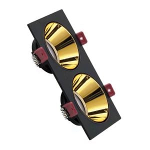 ACK Siyah Kasa - Gold (172x92) mm Aliminyum Pc Spot Armatür AH03-07311