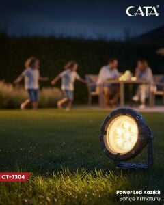 Cata 12 Watt Yeşil Işık Bahçe Armatürü CT-7304Y