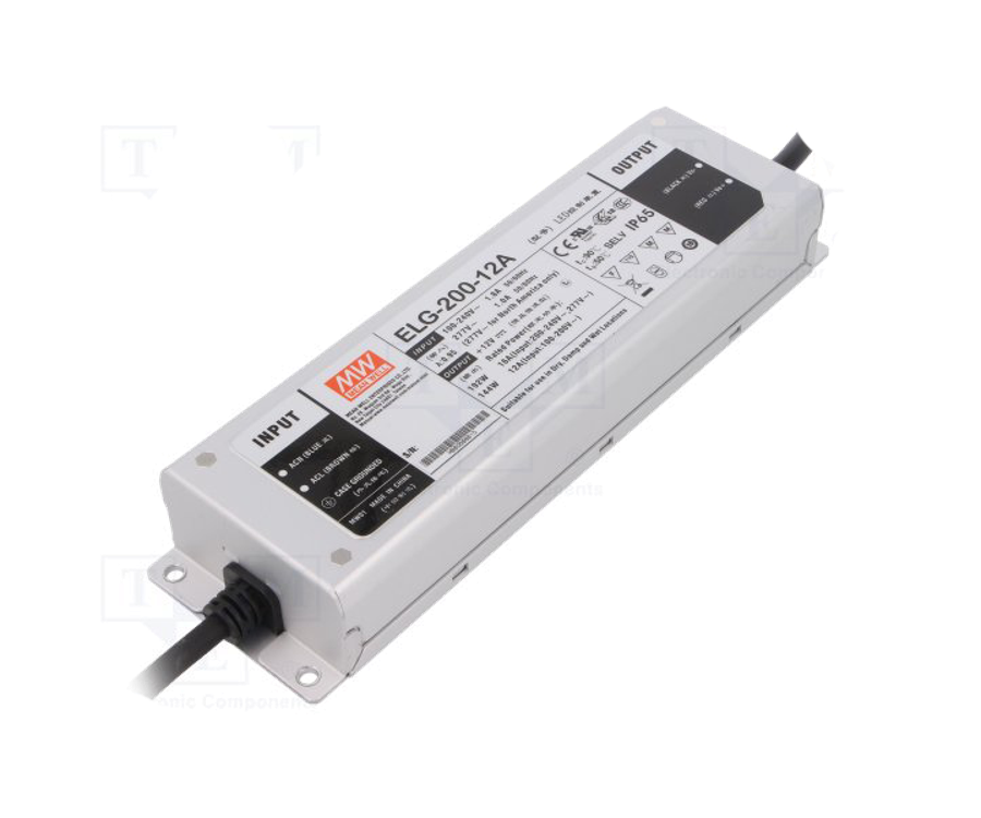 MEANWELL- ELG-200-36A  Led Sürücü - Güç kaynağı