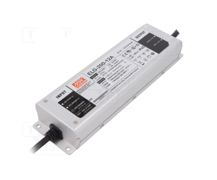 MEANWELL- ELG-200-36A  Led Sürücü - Güç kaynağı