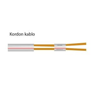 2x0,75 Kordon Bakır Kablo Beyaz