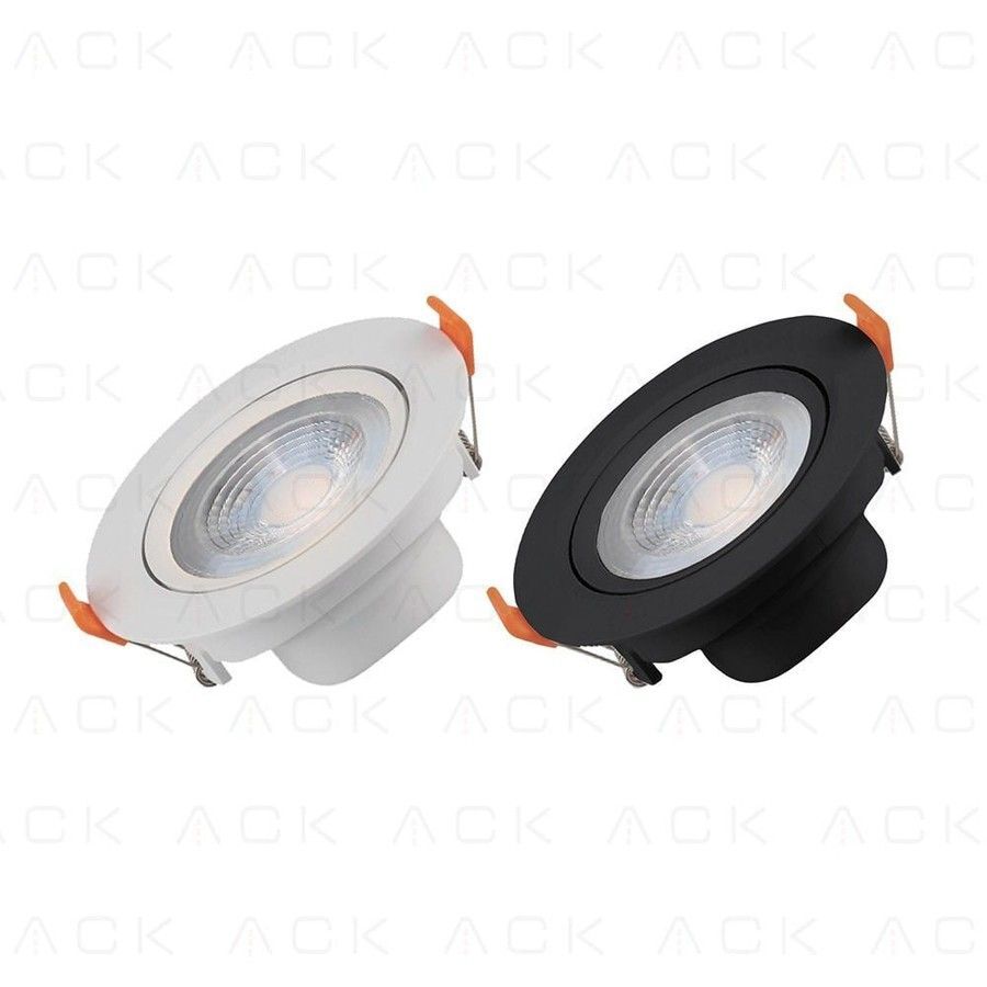 ACK 5W 4000K Naturel Beyaz Sıva Altı LED Spot Armatür Siyah AD01-00511