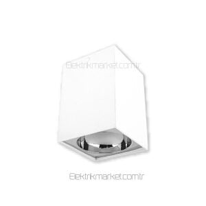 Cata Bergama Beyaz Platin Dekoratif Armatürü CT-5420B