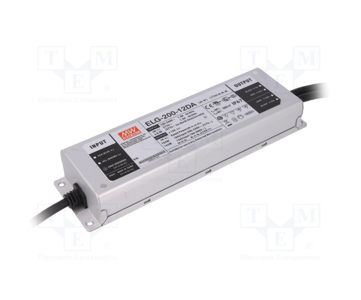 MEANWELL- ELG-200-12D2  Led Sürücü - Güç kaynağı