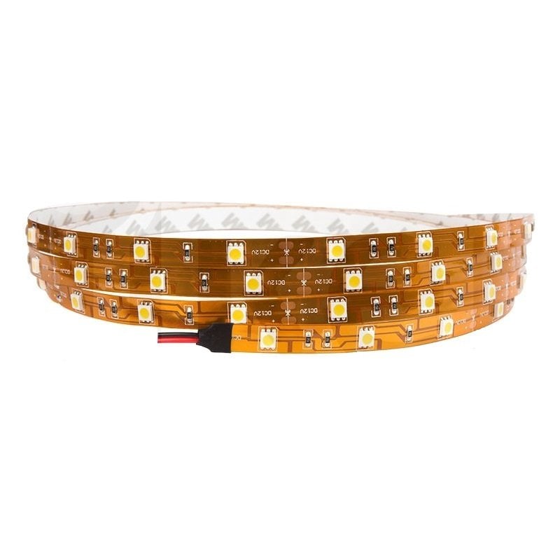 3 Çip 5050 SMD İç Mekan 12 VDC Şerit Led - 5 Mt. Kırmızı Işık
