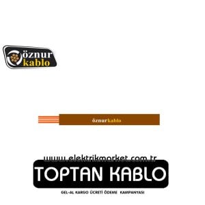 Öznur Kablo 2,5 mm NYAF - Kahverengi