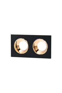 Cata 2'li Jaguar Siyah-Bakır Dekoratif Spot CT-5056 (Ampül ve Duy Hariç)