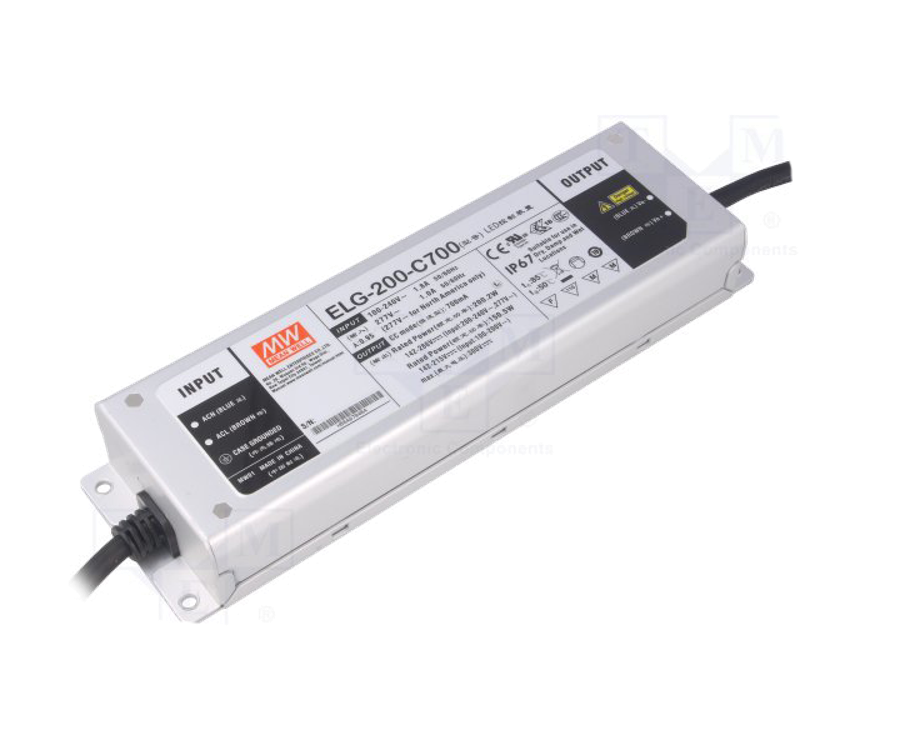 MEANWELL- ELG-200-C1400A  Led Sürücü - Güç kaynağı