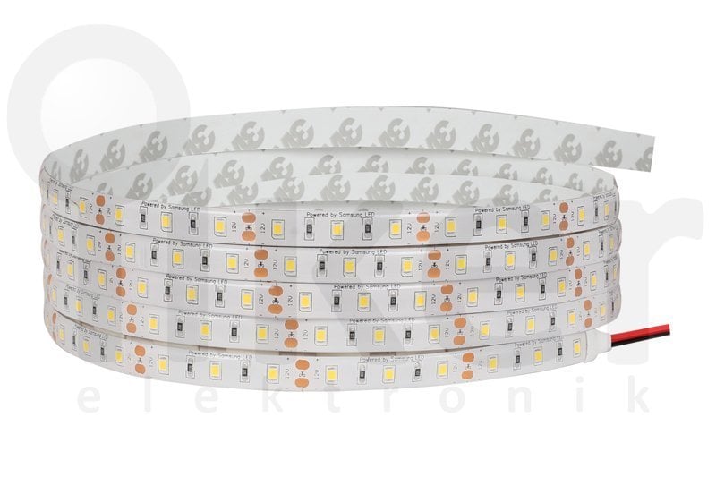 Samsung Led'li 2835 SMD Şerit Led 24 VDC Dış Mekan 5 Mt. Beyaz Işık FSSG.1014.6062.6024
