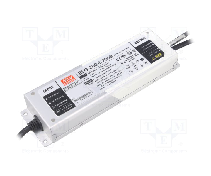 MEANWELL- ELG-200-C1750B  Led Sürücü - Güç kaynağı