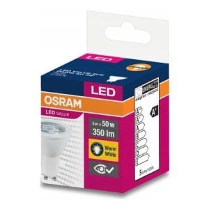 Osram GU10 Duylu 4.5W Led Ampul 3000K Sarı Işık