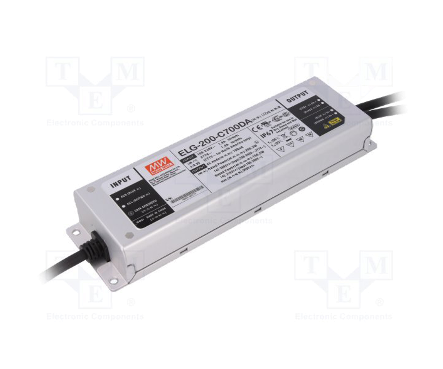 MEANWELL- ELG-200-C700DA  Led Sürücü - Güç kaynağı