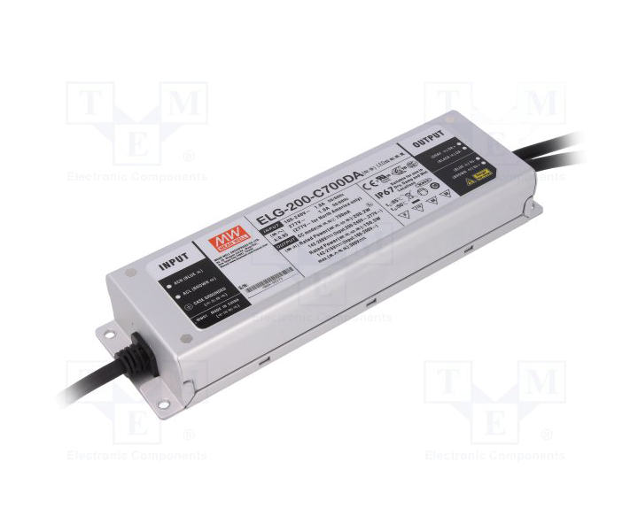 MEANWELL- ELG-200-C1050DA  Led Sürücü - Güç kaynağı