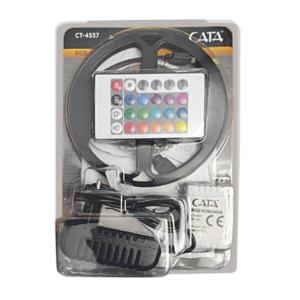 Cata RGB Şerit Led Set 220v 3 Renk + Trafo + Kumanda  CT-4557
