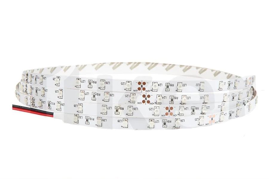 Tek Çip 3528 SMD Şerit Led 12 VDC İç Mekan 5 Mt. Yeşil Işık FSFI.3528.G020.6012