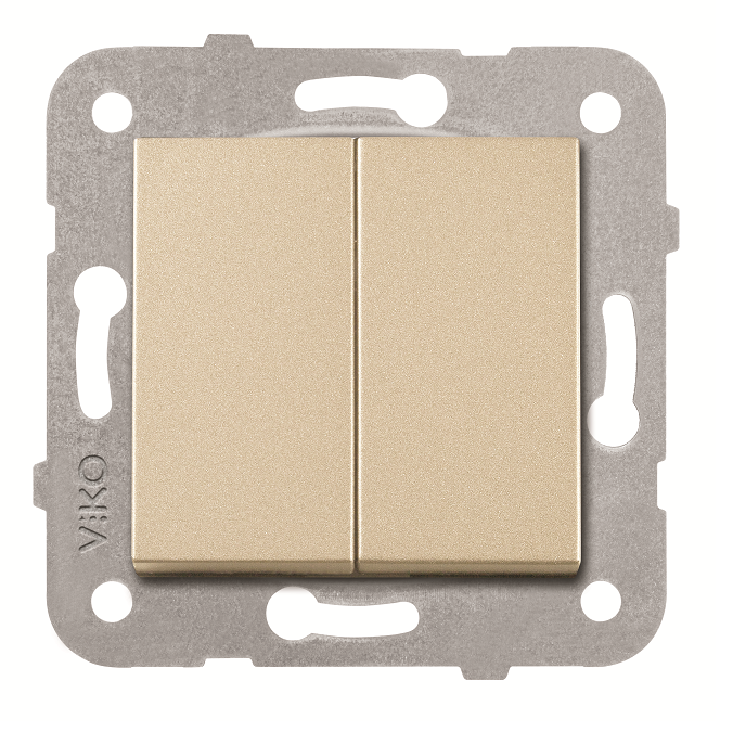 Viko Artline Trenda Komütator (Çerçeve Hariç) Bronz