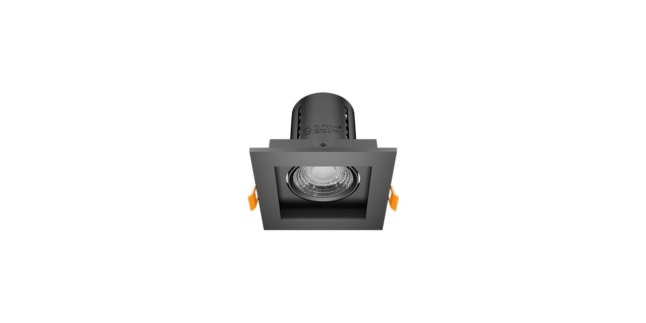 Goya 8W Sıva Altı SMD Ledli Armatür GY 1742 8 Siyah - 6500K Beyaz Işık