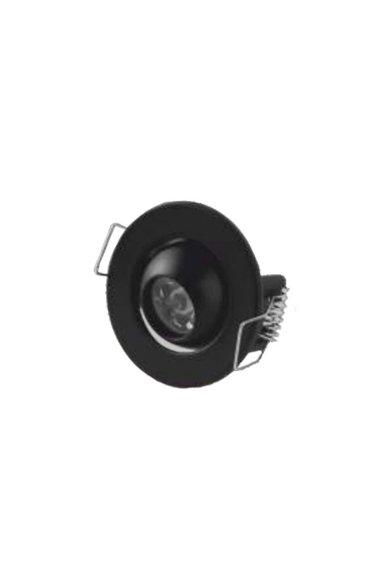 Cata 3200K Gün Işığı 1.5 Watt Ufo Yıldız Spot (Hareketli) Siyah CT-5268SG