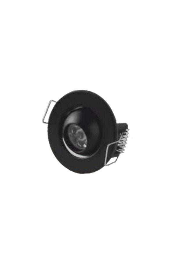 Cata 3200K Gün Işığı 1.5 Watt Ufo Yıldız Spot (Hareketli) Siyah CT-5268SG