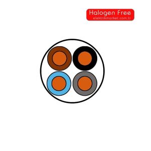 Öznur Kablo 4x2,5 mm NHXMH (Halogen Free)