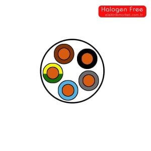 Öznur Kablo 5x4 NHXMH (Halogen Free)