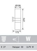 Jupiter Bahçe Aplik JW926