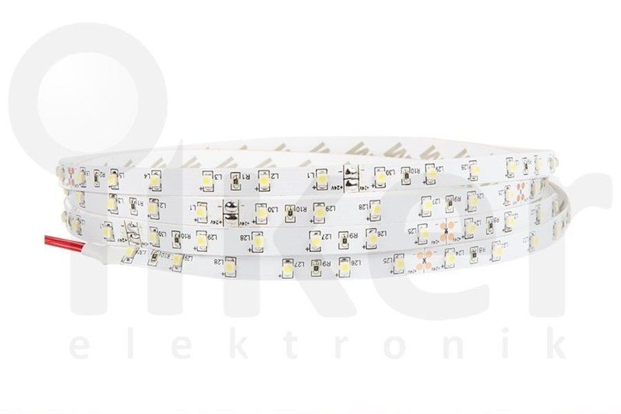 Fio Led Üç Çip 5050 SMD Şerit Led 12 VDC Dış Mekan 5 Mt. Sarı Işık FSFI.5050.Y020.6012