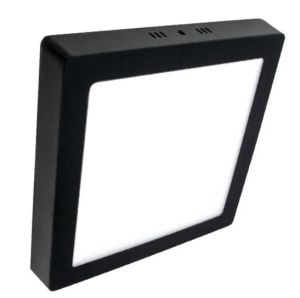Jupiter Siyah 24W Sıva Üstü Kare Led Panel 6500K Beyaz Işık  LC456 S865