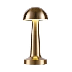 ACK Şarj Altın Renk Edilebilir LED Dokunmatik Metal Masa Lambası Şarjlı AF11-00296
