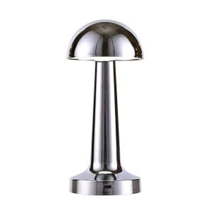 ACK Şarj Krom Renk Edilebilir LED Dokunmatik Metal Masa Lambası Şarjlı AF11-00295