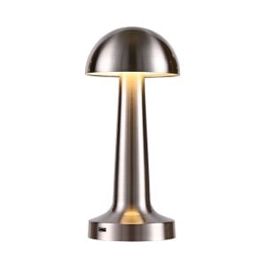 ACK Şarj Saten Renk Edilebilir LED Dokunmatik Metal Masa Lambası Şarjlı AF11-00293