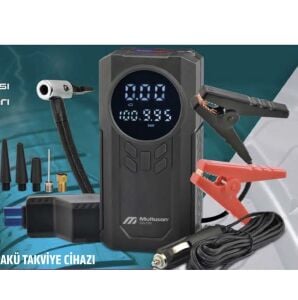 Mutlusan 10.000mAh Çok Fonksiyonlu Akü takviye Cihazı + Pompa 999 999 530001