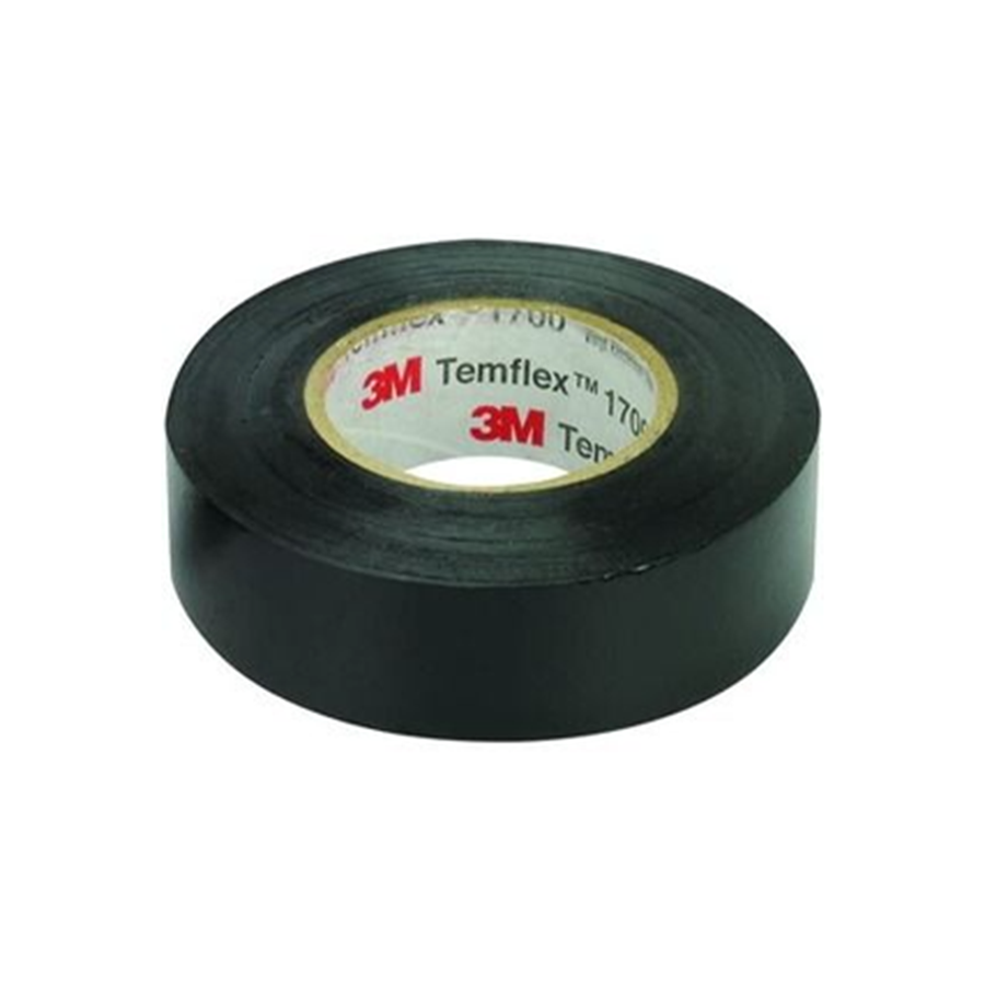 3M - Temflex İzole Elektrik Bandı 18mm 1300E Siyah