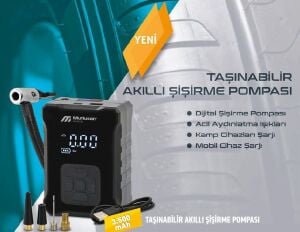 Mutlusan Taşınabilir Akıllı Şişirme Pompası 999 999 530002