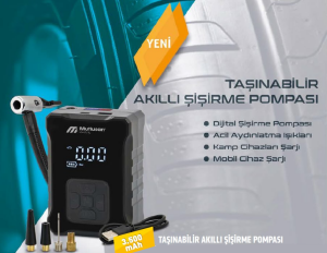 Mutlusan Taşınabilir Akıllı Şişirme Pompası 999 999 530002