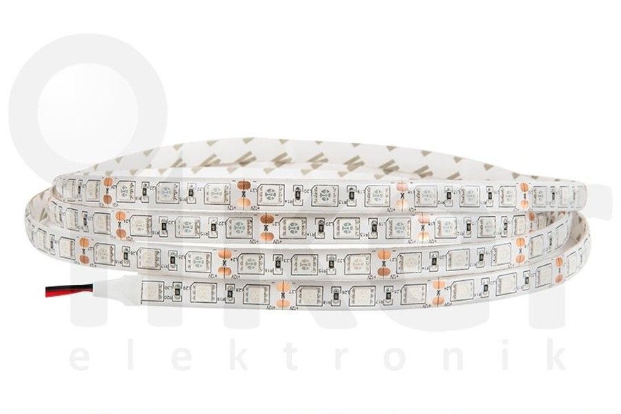 Fio Led Üç Çip 5050 SMD Şerit Led 12 VDC Dış Mekan 5 Mt. Beyaz Işık FSFI.5050.7062.6012